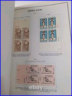 United States plate block 2 albums HARRIS/book A 1932-67 B 60s-80s