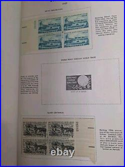 United States plate block 2 albums HARRIS/book A 1932-67 B 60s-80s