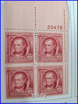 United States plate block 2 albums HARRIS/book A 1932-67 B 60s-80s