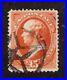 United States stamp #163, well centered, used with double star in circle, rare