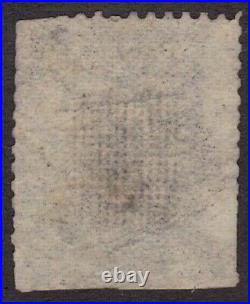 United States stamp #90, used, fancy cancel, F grill, SCV $375.00