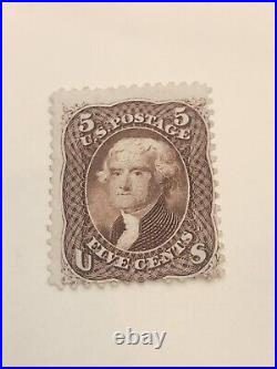 United States stamp scott #75 Cat Value $1,900