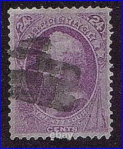 Us 153 Used 24 Cent Scott, 1870, Partial Cork Cancel, 2018 Pse Cert Us 153 Used 24 Cent Scott, 1870, Partial Cork Cancel, 2018 Pse Cert