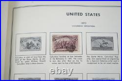 Us 1893-1989 Collection Of 1000+ Stamps Mint & Used Stored In Harris Album