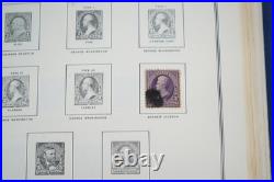 Us 1893-1989 Collection Of 1000+ Stamps Mint & Used Stored In Harris Album