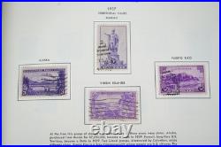 Us 1893-1989 Collection Of 1000+ Stamps Mint & Used Stored In Harris Album