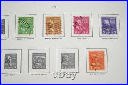 Us 1893-1989 Collection Of 1000+ Stamps Mint & Used Stored In Harris Album