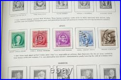 Us 1893-1989 Collection Of 1000+ Stamps Mint & Used Stored In Harris Album