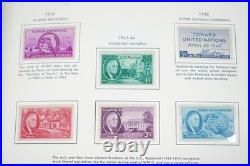 Us 1893-1989 Collection Of 1000+ Stamps Mint & Used Stored In Harris Album