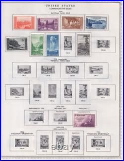 Us 1900-1940 Collection Of 450+ Stamps Used & Mint Includes Many Coils