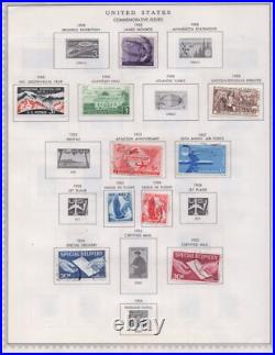 Us 1900-1940 Collection Of 450+ Stamps Used & Mint Includes Many Coils
