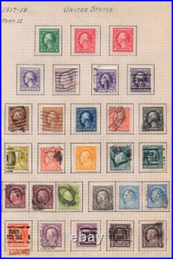 Us 1908-1927 Collection Of 148 Stamps Mint & Used Presidential & Commemorative