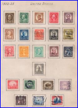 Us 1908-1927 Collection Of 148 Stamps Mint & Used Presidential & Commemorative