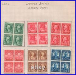 Us 1908-1927 Collection Of 148 Stamps Mint & Used Presidential & Commemorative