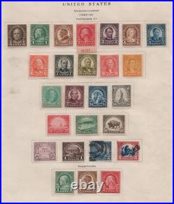 Us 1922-1928 Collection Of 86 Mint Only 20 Used Mostly Complete Sets
