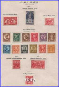 Us 1922-1928 Collection Of 86 Mint Only 20 Used Mostly Complete Sets
