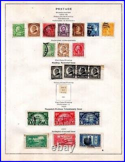 Us 1922-1946 Collection Of 106 Stamps 51 Mint & 55 Used