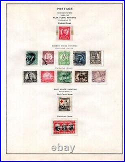 Us 1922-1946 Collection Of 106 Stamps 51 Mint & 55 Used