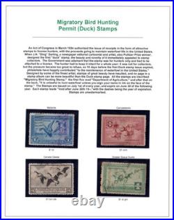 Us 1935-1978 Collection Of 43 Duck Hunting Stamps, Mostly Used, Some Unsigned