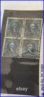 Us 479 madison block of 4 stamps