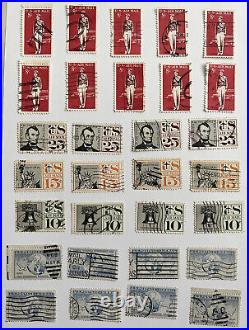 Us Airmail Stamp Lot Upu, Statue Of Liberty, Liberty Bell, Abraham Lincoln #6