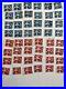 Us Airmail Stamps Investor Lot Silhouette Of Jet Airliner Red And Blue #2