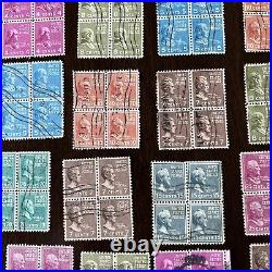 Us Blocks Stamps 25 Presidential Series Lot #2
