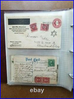Us Large 1900s Cover Lot Postage Dues Airmail Unique Collection Nice