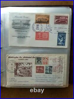 Us Large 1900s Cover Lot Postage Dues Airmail Unique Collection Nice