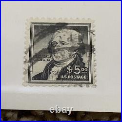 Us Stamp Lot In Glassines Hamilton $5, Precancels, Lexington-concord & More