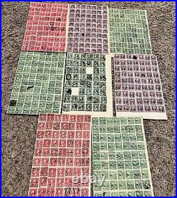 Us Stamps Lot George Washington & Benjamin Franklin On Pages, Fancy Cancels #10 Us Stamps Lot George Washington & Benjamin Franklin On Pages, Fancy Cancels #10