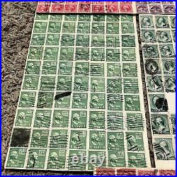 Us Stamps Lot George Washington & Benjamin Franklin On Pages, Fancy Cancels #10 Us Stamps Lot George Washington & Benjamin Franklin On Pages, Fancy Cancels #10