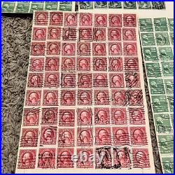 Us Stamps Lot George Washington & Benjamin Franklin On Pages, Fancy Cancels #10 Us Stamps Lot George Washington & Benjamin Franklin On Pages, Fancy Cancels #10
