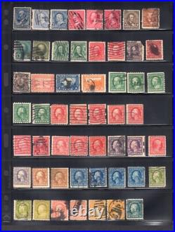 Used Lot 150+ U. S. Stamps 1870-1926 Trans Miss, Wash/Franklin many others Used Lot 150+ U. S. Stamps 1870-1926 Trans Miss, Wash/Franklin many others