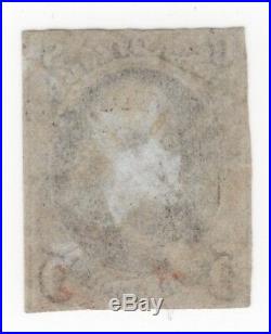 Used US Scott #1,1847 5c Franklin Stamp Light Pen Cancel