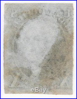 Used US Scott #2 10c 1847 Washington Stamp CV $850