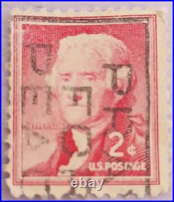 Used US Stamp Thomas Jefferson 2 Cents