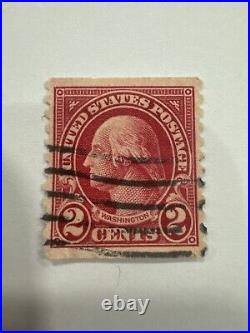 VERY RARE Washington 2 Cent Red Stamp