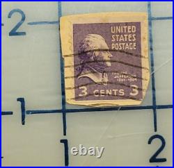 VINTAGE United States Postage Stamp THOMAS JEFFERSON (Purple 3 cent) 010