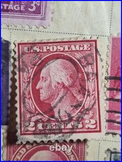 Very RARE USA Postage 2 Cents WASHINGTON Red Stamp