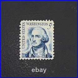 Very Rare 1960's Blue George Washington U. S. Postage Stamp 5c Used