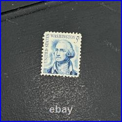Very Rare 1960's Blue George Washington U. S. Postage Stamp 5c Used