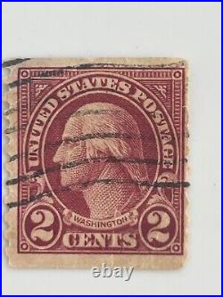 Very Rare George Washington Red 1923 2 Cent Stamp