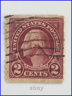 Very Rare George Washington Red 1923 2 Cent Stamp