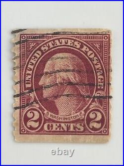 Very Rare George Washington Red 1923 2 Cent Stamp