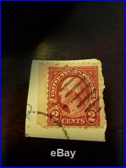 Very Rare George Washington Red 2 Cent Stamp Excellent Condition