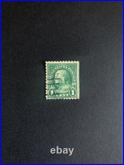 Vintage 1¢ Benjamin Franklin Green U. S. Postage Stamp Early 1900s Issue Vintage 1¢ Benjamin Franklin Green U. S. Postage Stamp Early 1900s Issue