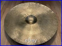 Vintage Late 40s A Zildjian 22 Trans Stamp Ride Cymbal 2560 grams EXCD