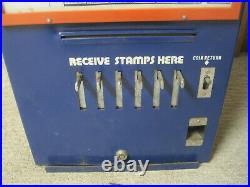 Vintage Postage Stamp Vending Machine 1960s 70's Coin Operated Post Office