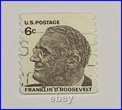 Vintage Rare Franklin D Roosevelt 6 Cent Used United States Postage Stamp